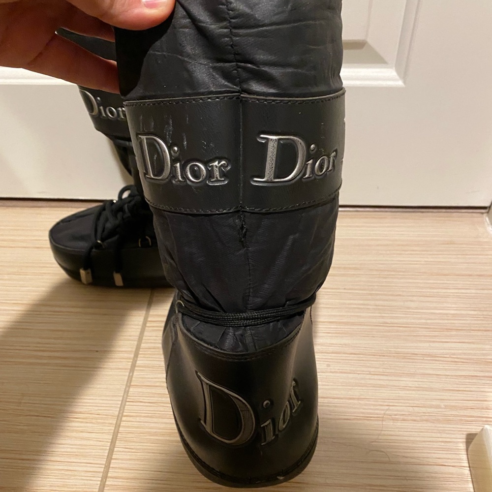 Rare Christian Dior by John Galliano Archival Moon Boots Space Age - Picture 3 of 9